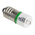 RS PRO Green LED Indicator Lamp, 230V ac, E10 Base, 10mm Diameter, 345mcd