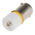 RS PRO Yellow LED Indicator Lamp, 28V dc, BA9s Base, 10mm Diameter, 630mcd