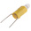RS PRO Yellow LED Indicator Lamp, 24V ac/dc, bi-pin Base, 4.25mm Diameter, 85mcd