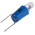 RS PRO Blue LED Indicator Lamp, 24V ac/dc, Bi-Pin Base, 4.25mm Diameter, 500mcd