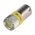RS PRO Yellow LED Indicator Lamp, 12V dc, BA9s Base, 10mm Diameter, 120/110mcd