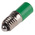 RS PRO Green LED Indicator Lamp, 24V dc, E5 Base, 6mm Diameter, 65mcd