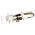 JKL Components White LED Indicator Lamp, 12V dc, Wedge Base, 4.5mm Diameter