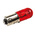 Dialight Red LED Indicator Lamp, 28V dc, BA9s Base, 10mm Diameter, 525mcd