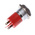 RS PRO Red Panel Mount Indicator, 24V dc, 22mm Mounting Hole Size, Solder Tab Termination
