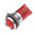 RS PRO Red Panel Mount Indicator, 24V dc, 22mm Mounting Hole Size, Solder Tab Termination