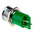 RS PRO Green Panel Mount Indicator, 24V dc, 22mm Mounting Hole Size, Solder Tab Termination