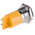 RS PRO Yellow Panel Mount Indicator, 24V dc, 22mm Mounting Hole Size, Solder Tab Termination