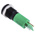 RS PRO Green Panel Mount Indicator, 24V dc, 14mm Mounting Hole Size, IP67