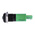 RS PRO Green Panel Mount Indicator, 24V dc, 14mm Mounting Hole Size, IP67