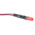RS PRO Red Panel Mount Indicator, 12V dc, 8mm Mounting Hole Size, Lead Wires Termination