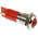 RS PRO Red Panel Mount Indicator, 240V ac, 14.5mm Mounting Hole Size, Solder Tab Termination, IP40