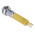 RS PRO Yellow Panel Mount Indicator, 24V dc, 6mm Mounting Hole Size, Solder Tab Termination