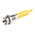 RS PRO Yellow Panel Mount Indicator, 24V dc, 6mm Mounting Hole Size, Solder Tab Termination