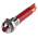 RS PRO Red Panel Mount Indicator, 12V dc, 6mm Mounting Hole Size, Solder Tab Termination