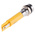 RS PRO Yellow Panel Mount Indicator, 230V ac, 8mm Mounting Hole Size