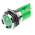 RS PRO Green Panel Mount Indicator, 12V dc, 22mm Mounting Hole Size, Solder Tab Termination