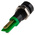 RS PRO Green Panel Mount Indicator, 2V dc, 8mm Mounting Hole Size, Solder Tab Termination