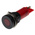 RS PRO Red Panel Mount Indicator, 230V ac, 16mm Mounting Hole Size, Solder Tab Termination, IP67