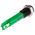 RS PRO Green Panel Mount Indicator, 12V dc, 6mm Mounting Hole Size, Solder Tab Termination