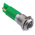 RS PRO Green Panel Mount Indicator, 14mm Mounting Hole Size, Solder Tab Termination, IP67