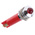 RS PRO Red Flashing LED Panel Mount Indicator, 24V dc, 8mm Mounting Hole Size, Solder Tab Termination