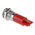 RS PRO Red Panel Mount Indicator, 24V dc, 14mm Mounting Hole Size, Solder Tab Termination