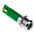 RS PRO Green Panel Mount Indicator, 12mm Mounting Hole Size, Solder Tab Termination, IP67