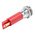 RS PRO Red Panel Mount Indicator, 12mm Mounting Hole Size, Solder Tab Termination, IP67