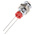 RS PRO Red Panel Mount Indicator, 2V dc, 6mm Mounting Hole Size, Lead Pin Termination