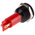 RS PRO Red Panel Mount Indicator, 115 V dc, 230V ac, 19mm Mounting Hole Size