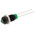 RS PRO Green Panel Mount Indicator, 2V dc, 6mm Mounting Hole Size, Lead Pin Termination
