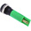 RS PRO Green Panel Mount Indicator, 12mm Mounting Hole Size, Solder Tab Termination, IP67
