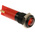 RS PRO Red Panel Mount Indicator, 240V ac, 14.5mm Mounting Hole Size, Solder Tab Termination, IP40