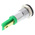 RS PRO Green Panel Mount Indicator, 2V dc, 8mm Mounting Hole Size, Solder Tab Termination