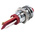 RS PRO Red Panel Mount Indicator, 2V dc, 8mm Mounting Hole Size, Solder Tab Termination