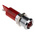 RS PRO Red Panel Mount Indicator, 230V ac, 14mm Mounting Hole Size, IP67