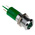 RS PRO Green Panel Mount Indicator, 230V ac, 14mm Mounting Hole Size, IP67