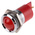 RS PRO Red Panel Mount Indicator, 12V, 22mm Mounting Hole Size, Solder Tab Termination