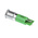 RS PRO Green Panel Mount Indicator, 12V dc, 14mm Mounting Hole Size, Solder Tab Termination
