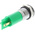 RS PRO Green Panel Mount Indicator, 240V, 14.5mm Mounting Hole Size, Solder Tab Termination, IP40