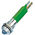 RS PRO Green Panel Mount Indicator, 24V ac/dc, 8mm Mounting Hole Size, Solder Tab Termination, IP67