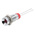 RS PRO Red Panel Mount Indicator, 2V dc, 6mm Mounting Hole Size, Lead Pin Termination