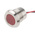RS PRO Red Panel Mount Indicator, 12V dc, 22mm Mounting Hole Size, Lead Wires Termination, IP67