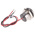 RS PRO Yellow Panel Mount Indicator, 12V dc, 22mm Mounting Hole Size, Lead Wires Termination, IP67