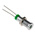 RS PRO Green Panel Mount Indicator, 2V dc, 6mm Mounting Hole Size, IP67