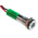 RS PRO Green Panel Mount Indicator, 24V dc, 8mm Mounting Hole Size, Lead Wires Termination, IP67