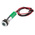 RS PRO Green Panel Mount Indicator, 220V ac, 8mm Mounting Hole Size, Lead Wires Termination, IP67
