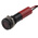 RS PRO Red Panel Mount Indicator, 12V dc, 8mm Mounting Hole Size, Lead Wires Termination, IP67