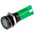 RS PRO Green Panel Mount Indicator, 24V dc, 14mm Mounting Hole Size, Solder Tab Termination, IP67